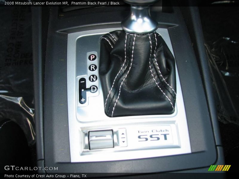 Phantom Black Pearl / Black 2008 Mitsubishi Lancer Evolution MR