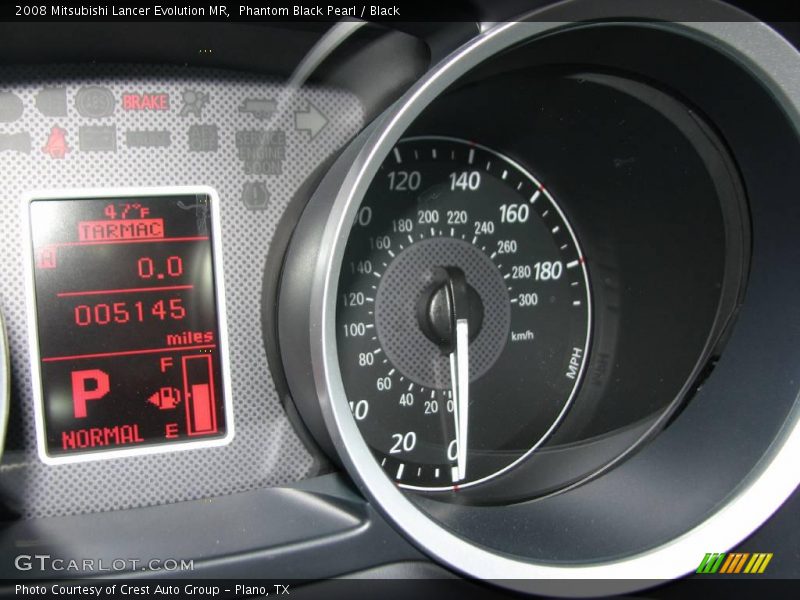 Phantom Black Pearl / Black 2008 Mitsubishi Lancer Evolution MR