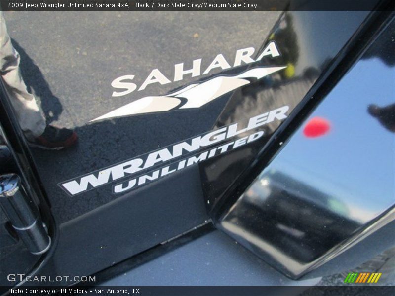 Black / Dark Slate Gray/Medium Slate Gray 2009 Jeep Wrangler Unlimited Sahara 4x4