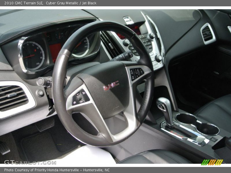 Cyber Gray Metallic / Jet Black 2010 GMC Terrain SLE