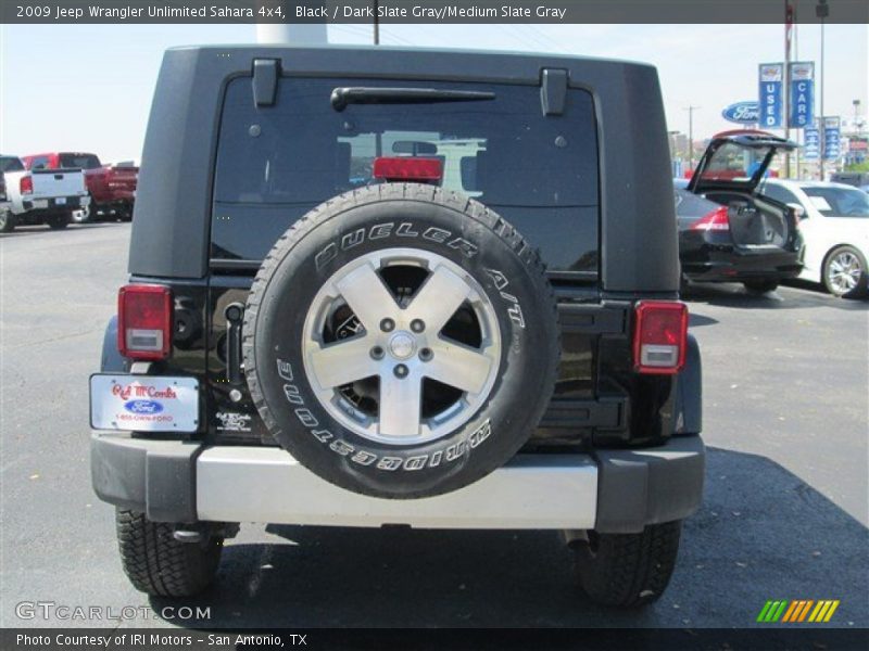 Black / Dark Slate Gray/Medium Slate Gray 2009 Jeep Wrangler Unlimited Sahara 4x4