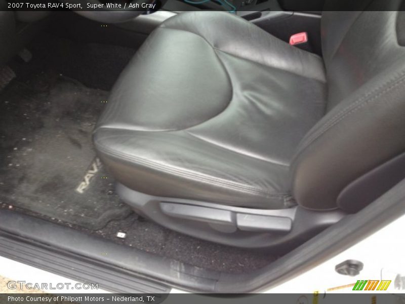 Super White / Ash Gray 2007 Toyota RAV4 Sport