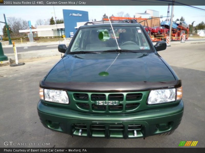 Garden Green Mica / Gray 2001 Isuzu Rodeo LS 4WD