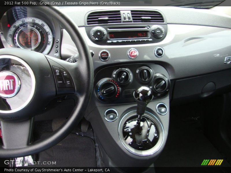 Grigio (Grey) / Tessuto Grigio/Nero (Grey/Black) 2012 Fiat 500 Pop