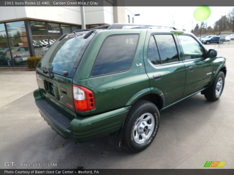 Garden Green Mica / Gray 2001 Isuzu Rodeo LS 4WD