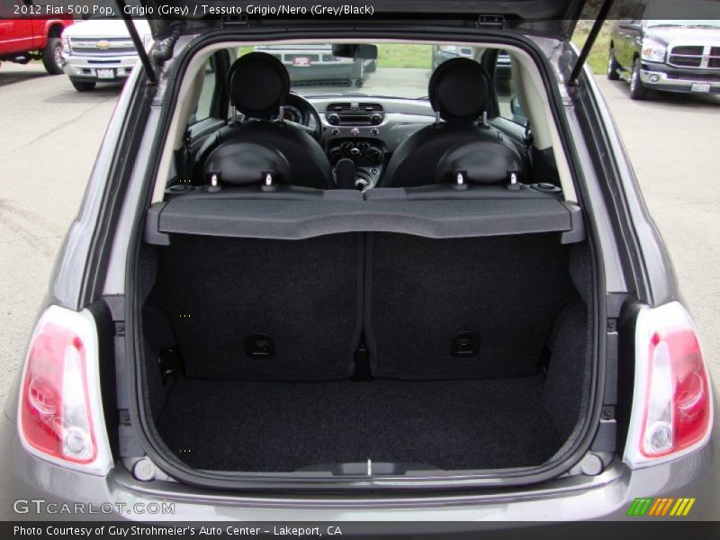 Grigio (Grey) / Tessuto Grigio/Nero (Grey/Black) 2012 Fiat 500 Pop