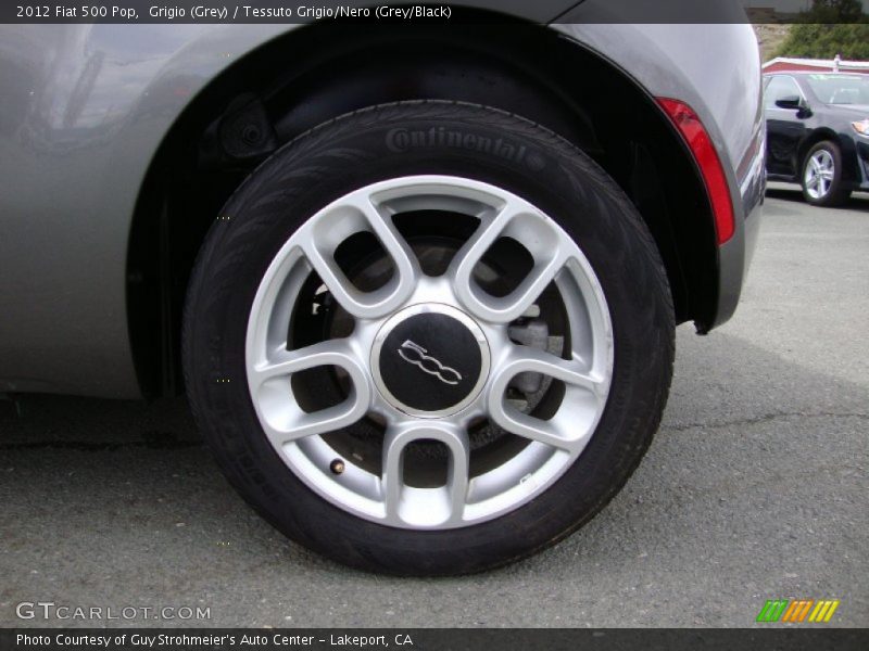 Grigio (Grey) / Tessuto Grigio/Nero (Grey/Black) 2012 Fiat 500 Pop
