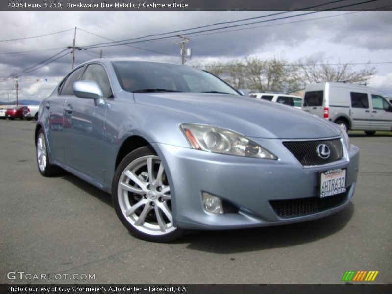 Breakwater Blue Metallic / Cashmere Beige 2006 Lexus IS 250