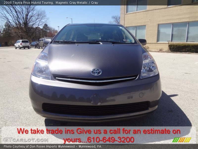 Magnetic Gray Metallic / Gray 2008 Toyota Prius Hybrid Touring