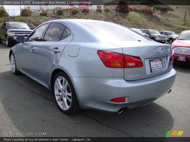 Breakwater Blue Metallic / Cashmere Beige 2006 Lexus IS 250