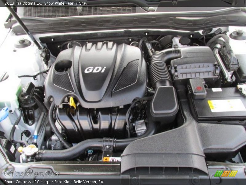 Snow White Pearl / Gray 2013 Kia Optima LX