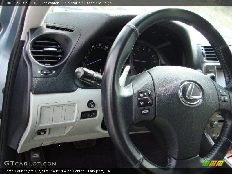 Breakwater Blue Metallic / Cashmere Beige 2006 Lexus IS 250