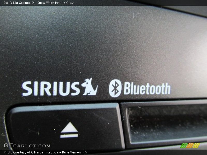 Snow White Pearl / Gray 2013 Kia Optima LX