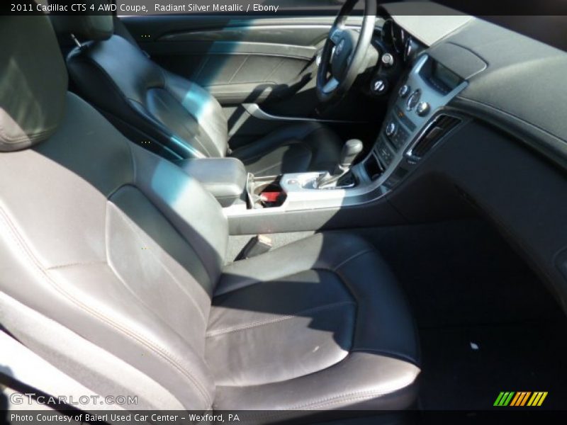 Radiant Silver Metallic / Ebony 2011 Cadillac CTS 4 AWD Coupe