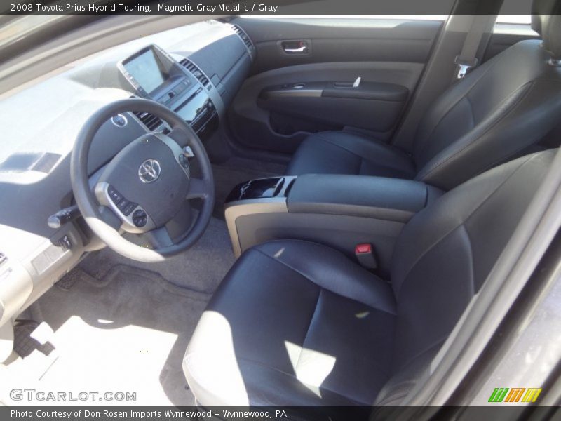 Magnetic Gray Metallic / Gray 2008 Toyota Prius Hybrid Touring