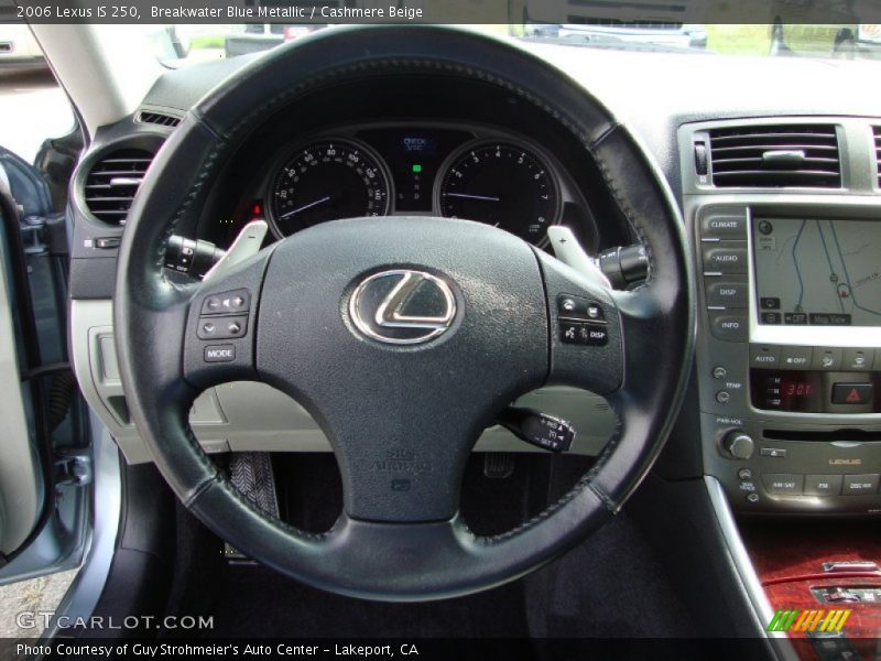Breakwater Blue Metallic / Cashmere Beige 2006 Lexus IS 250
