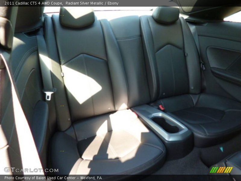 Radiant Silver Metallic / Ebony 2011 Cadillac CTS 4 AWD Coupe