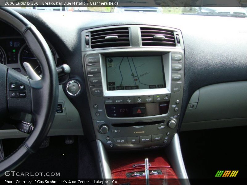 Breakwater Blue Metallic / Cashmere Beige 2006 Lexus IS 250