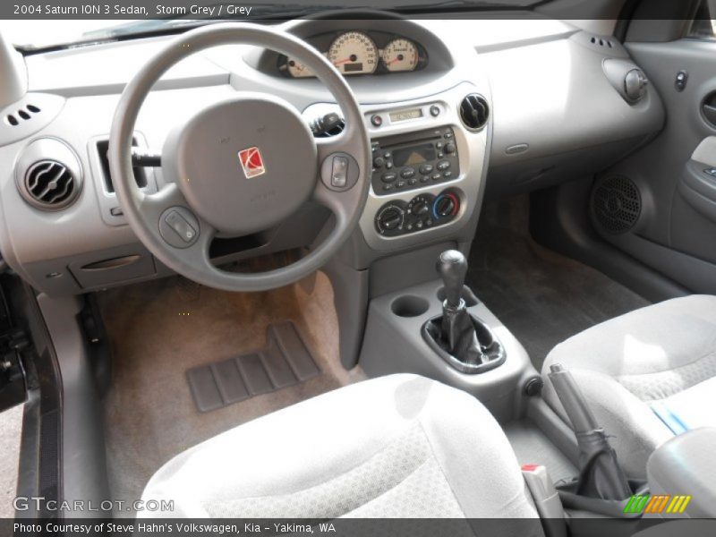 Grey Interior - 2004 ION 3 Sedan 