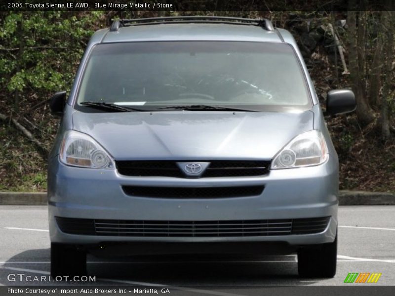 Blue Mirage Metallic / Stone 2005 Toyota Sienna LE AWD