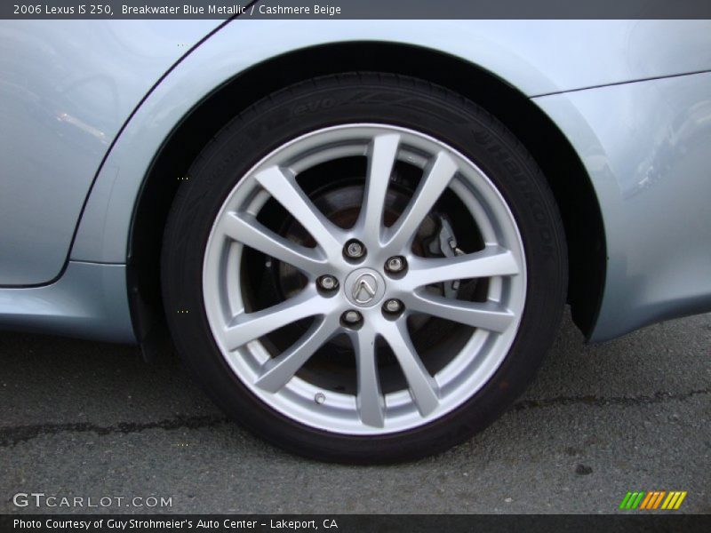 Breakwater Blue Metallic / Cashmere Beige 2006 Lexus IS 250