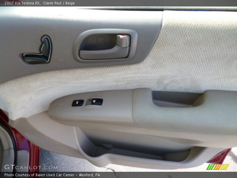Claret Red / Beige 2007 Kia Sedona EX