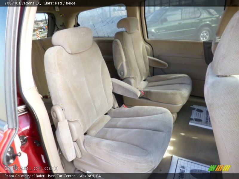 Claret Red / Beige 2007 Kia Sedona EX