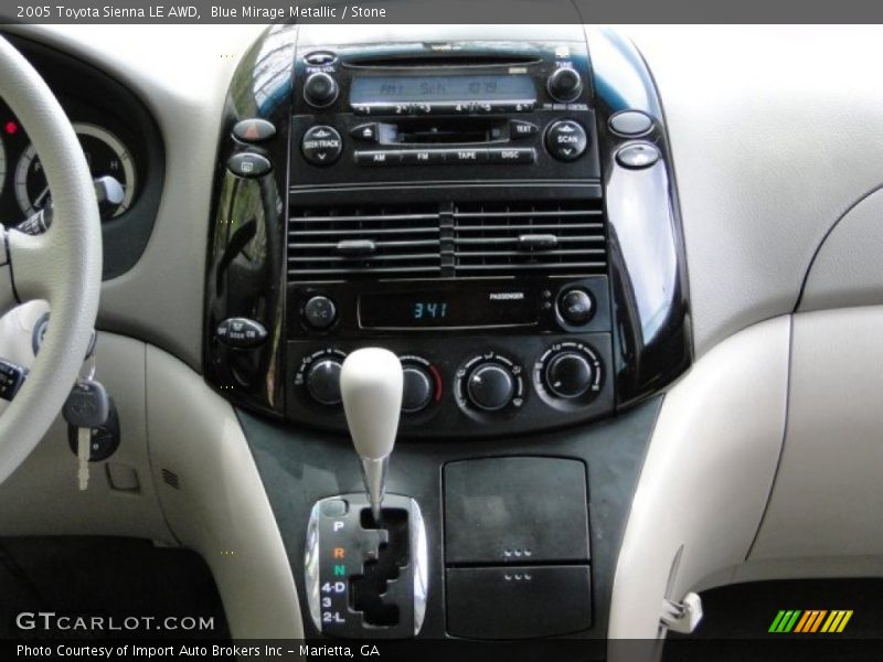 Blue Mirage Metallic / Stone 2005 Toyota Sienna LE AWD