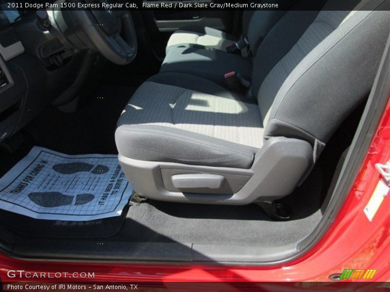 Flame Red / Dark Slate Gray/Medium Graystone 2011 Dodge Ram 1500 Express Regular Cab