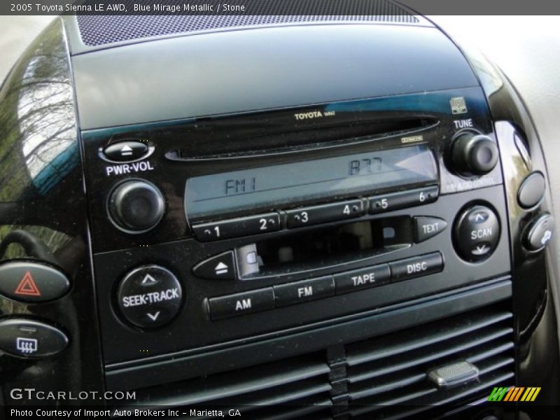 Blue Mirage Metallic / Stone 2005 Toyota Sienna LE AWD