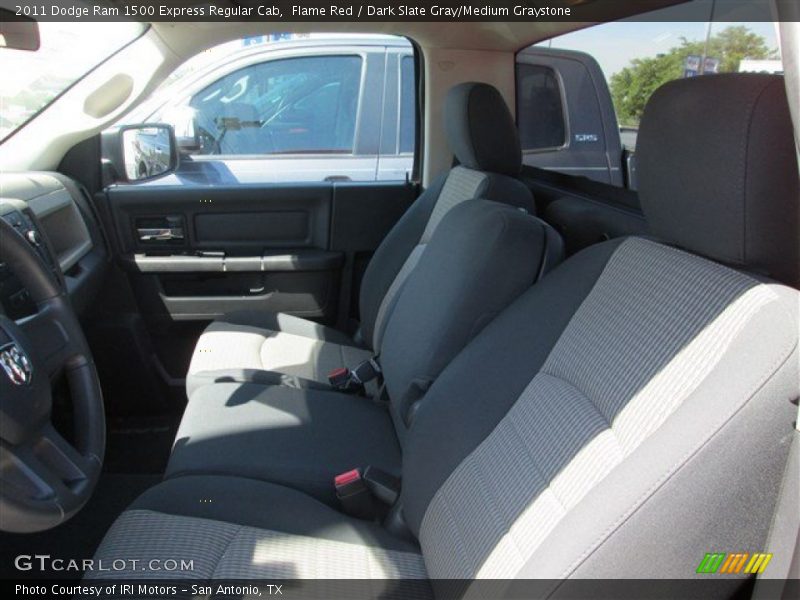 Flame Red / Dark Slate Gray/Medium Graystone 2011 Dodge Ram 1500 Express Regular Cab