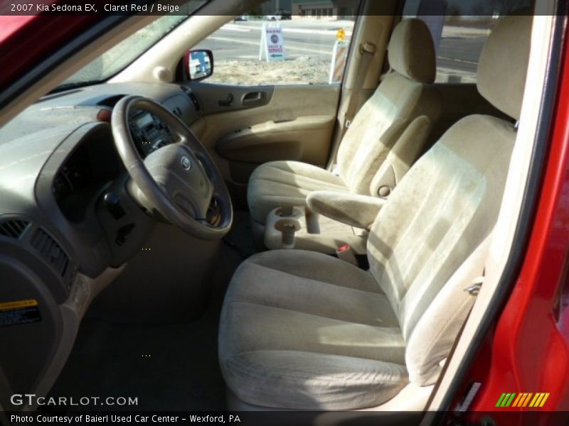 Claret Red / Beige 2007 Kia Sedona EX
