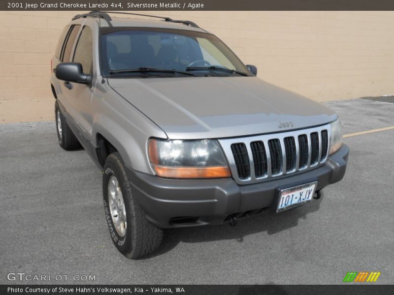 Silverstone Metallic / Agate 2001 Jeep Grand Cherokee Laredo 4x4