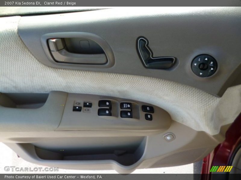 Claret Red / Beige 2007 Kia Sedona EX