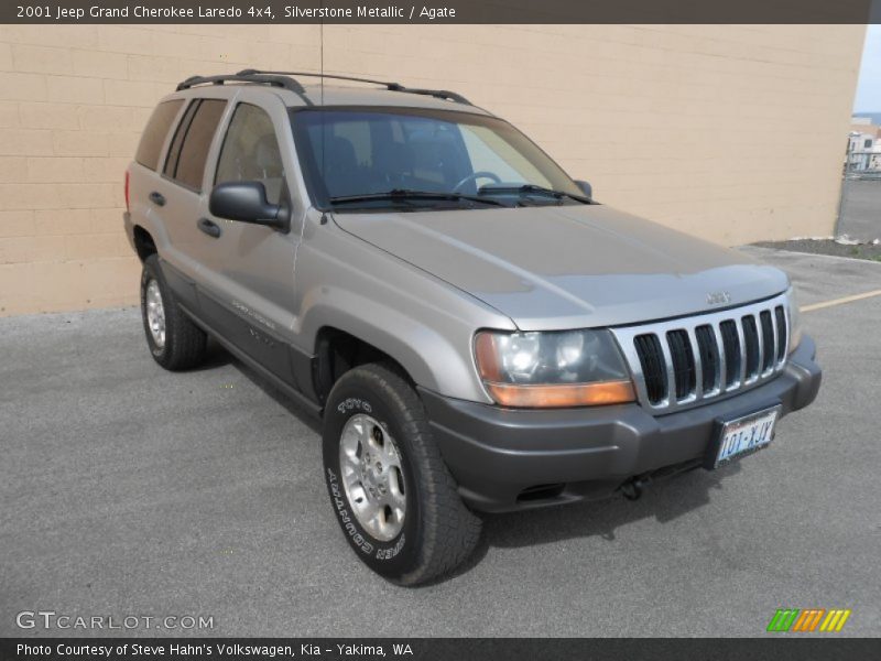 Silverstone Metallic / Agate 2001 Jeep Grand Cherokee Laredo 4x4
