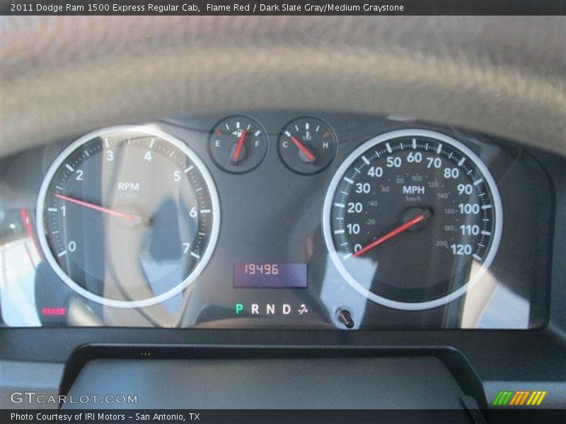 Flame Red / Dark Slate Gray/Medium Graystone 2011 Dodge Ram 1500 Express Regular Cab