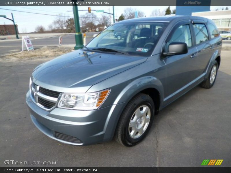 Silver Steel Metallic / Dark Slate Gray 2010 Dodge Journey SE
