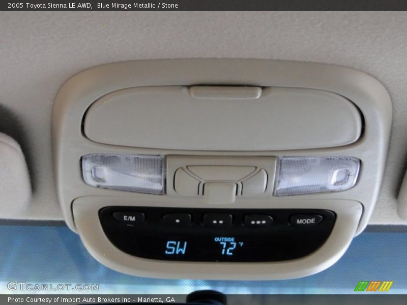 Blue Mirage Metallic / Stone 2005 Toyota Sienna LE AWD