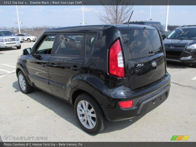 Shadow Black / Black Soul Logo Cloth 2013 Kia Soul +