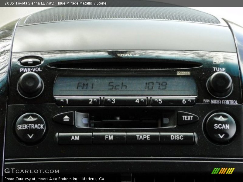 Blue Mirage Metallic / Stone 2005 Toyota Sienna LE AWD