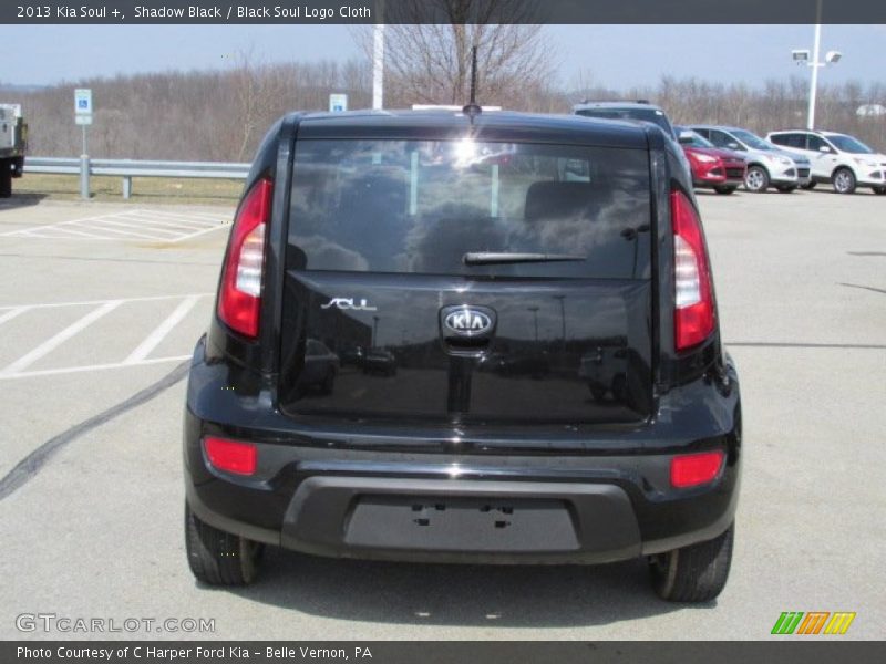 Shadow Black / Black Soul Logo Cloth 2013 Kia Soul +