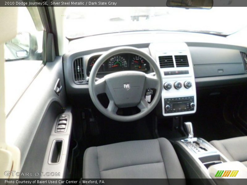 Silver Steel Metallic / Dark Slate Gray 2010 Dodge Journey SE