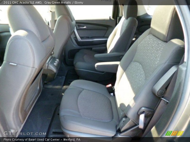 Gray Green Metallic / Ebony 2011 GMC Acadia SLE AWD