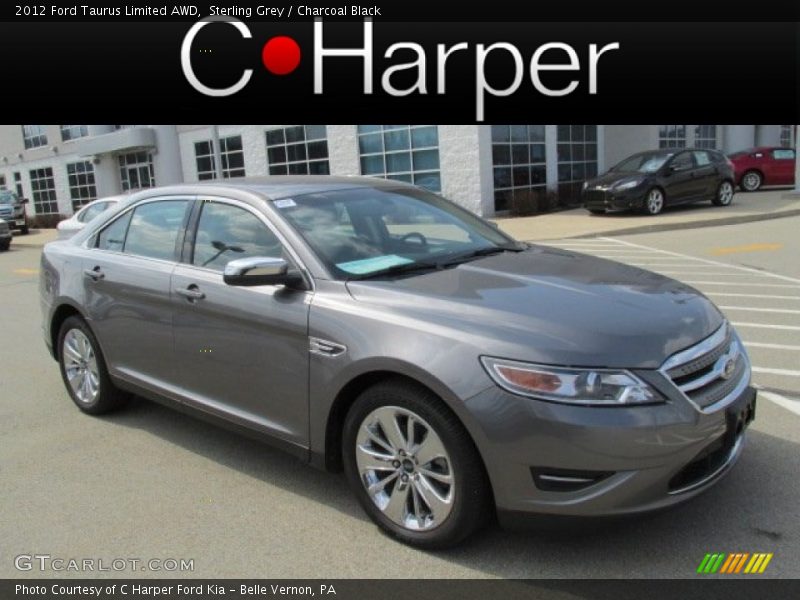 Sterling Grey / Charcoal Black 2012 Ford Taurus Limited AWD