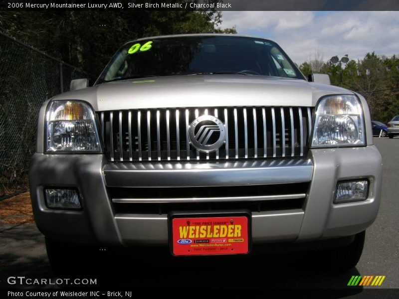 Silver Birch Metallic / Charcoal Black 2006 Mercury Mountaineer Luxury AWD