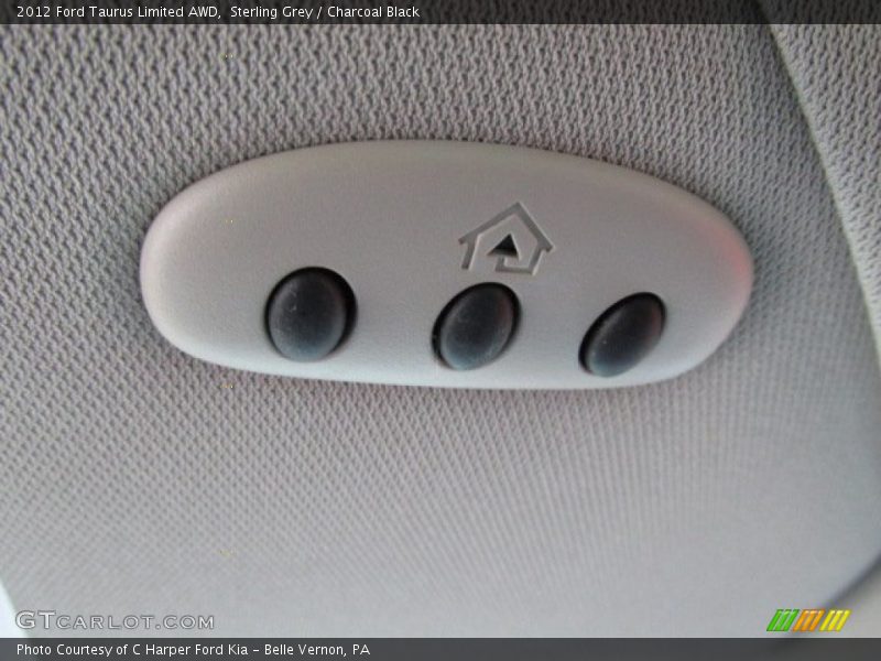 Controls of 2012 Taurus Limited AWD