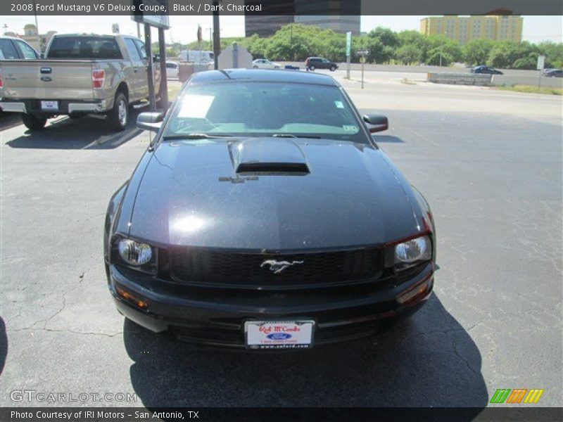 Black / Dark Charcoal 2008 Ford Mustang V6 Deluxe Coupe