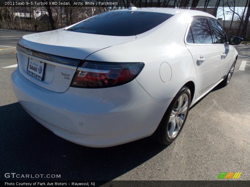 Arctic White / Parchment 2011 Saab 9-5 Turbo6 XWD Sedan