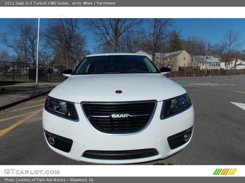Arctic White / Parchment 2011 Saab 9-5 Turbo6 XWD Sedan
