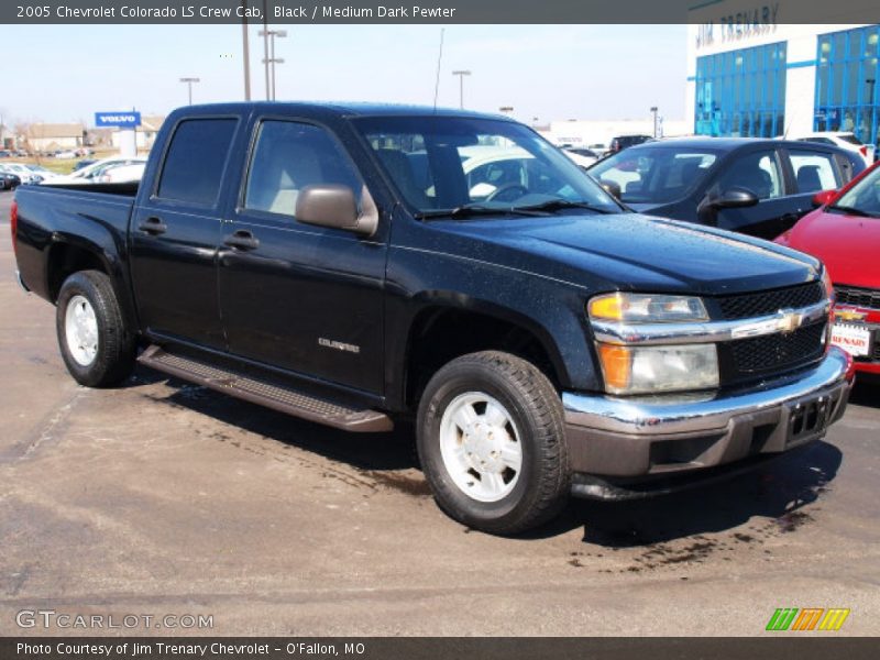 Black / Medium Dark Pewter 2005 Chevrolet Colorado LS Crew Cab